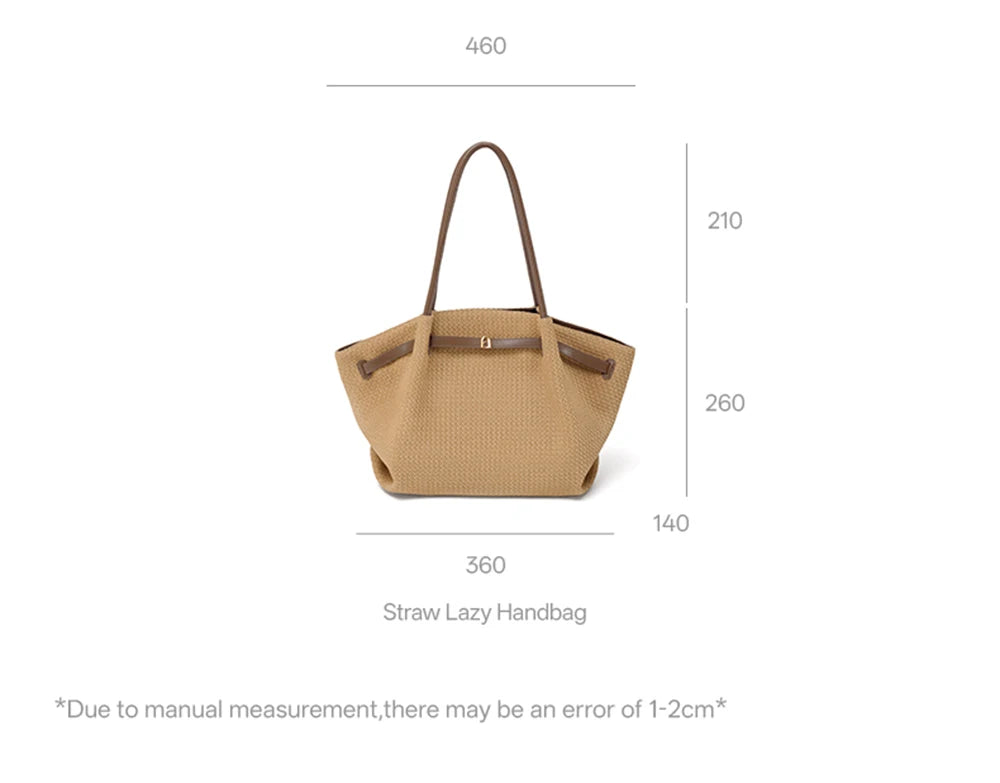 LA FESTIN Original Brand Women's bags Shoulder Bag Woven Bag 2026 New Tote Bag Large Handbag Travel Bag Big Beach Bag