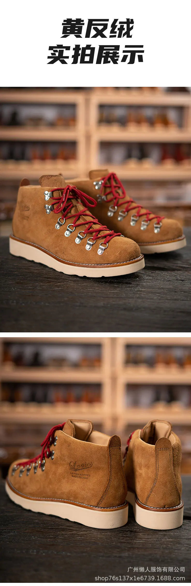 LAGIES cow leather Hiking shoes walking boots men Goodyear shoes trendy casual ankle shoes walking trekking outdoor sneakers