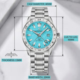 Pagani Design GMT Men's Mechanical Watch Luxury Sapphire Glass Stainless Steel Automatic Mechanical Men's Watch 100 Waterproof