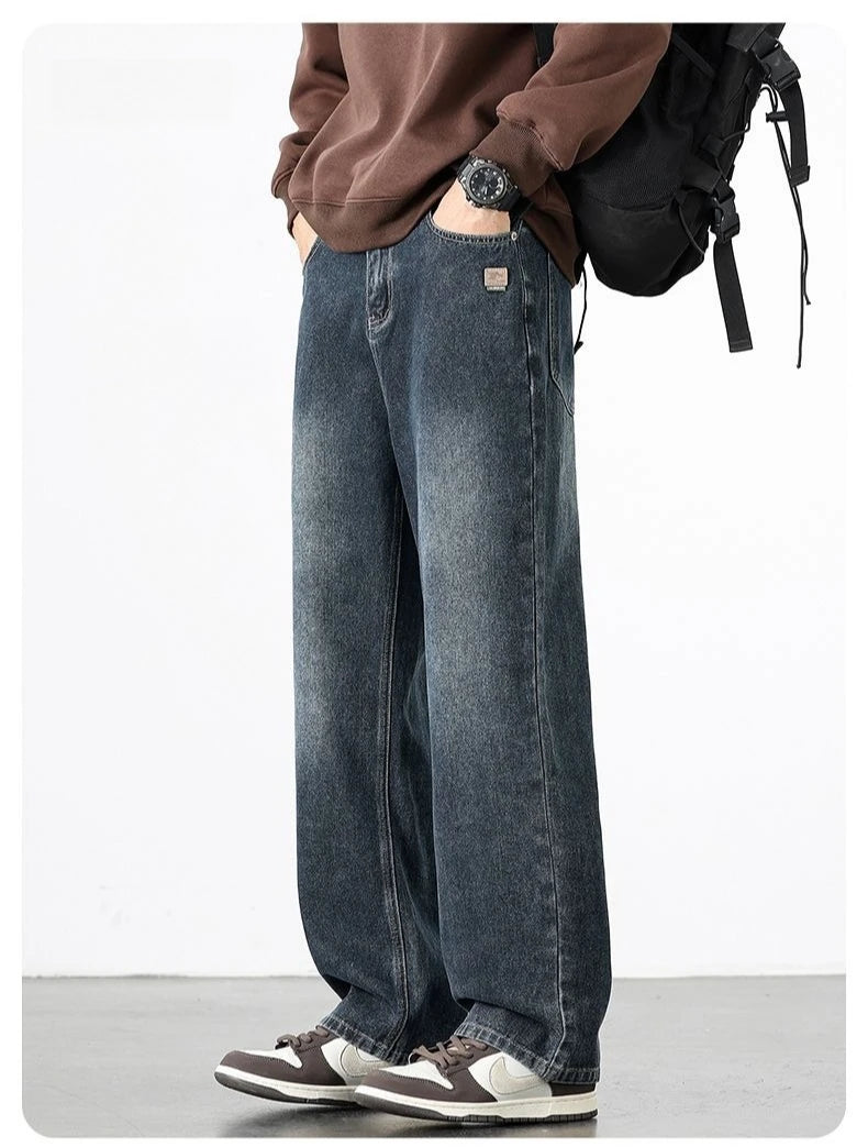 Men's Vintage Loose-Fit Baggy Jeans | Spring & Autumn