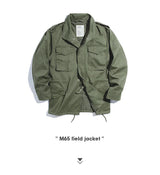 Maden Retro M65 Field Jacket – Men's Green Cotton Windbreaker