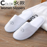 4Pairs/Lot Men Women Kids Disposable Hotel Guest Slippers Cotton Slides Home Travel SPA Slipper Hospitality Cheap Footwear