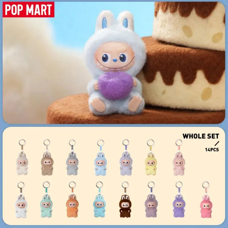 POP MART LABUBU THE MONSTERS PIN FOR LOVE Series Vinyl Plush Pendant Blind Box Toys Kawaii Anime Action Figure Surprise Mystery
