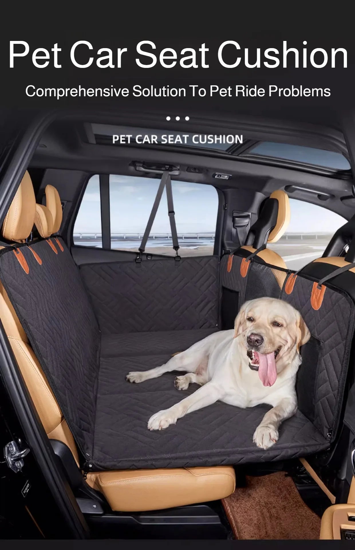Waterproof Pet Car Seat Cover – Nonslip Hammock