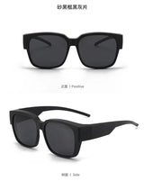 New Fashion Polarized Sunglasses Cover Over Myopia Prescription Glasses Portable Men Women Vintage Fishing Driving Eyewear