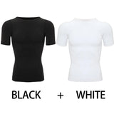 1/2 PCS Men Body Shaper T-Shirt Slimming Shapewear Corrective Posture Belly Control Compression Man Modeling Underwear Corset