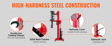 SucceBuy Strut Spring Compressor 4.5 Ton/9920 LBS Hydraulic Jack 1 Ton Rated Compression Force Auto Strut Coil Spring Compressor