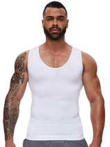 Men Body Shaper Slimming Compression Vest Undershirt Sexy Waist Trainer Tank Top Belly Control Workout Weight Loss Shapewear