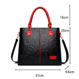 Luxury PU Leather Large Capacity Crossbody Bag – USA-Made Designer Women’s Travel Tote & Shoulder Satchel