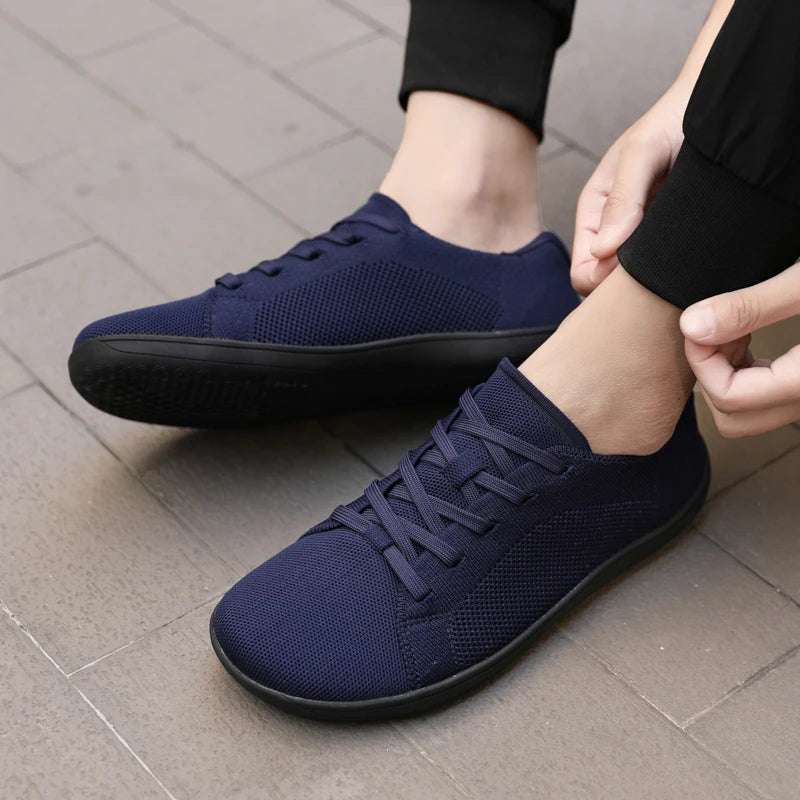 Summer Men's Casual Sports Shoes, Men's and Women's Wide Version Barefoot Shoes Outdoor Running Casual Shoes, Minimalist Shoes