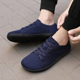 Summer Men's Casual Sports Shoes, Men's and Women's Wide Version Barefoot Shoes Outdoor Running Casual Shoes, Minimalist Shoes