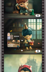 POP MART Hirono The Mime Series Figure Anime Cartoon Action Figurine Blind Box Toys Doll Cute Mysterious Box Birthday Boys Gifts