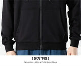 Zero Skateboard Logo Men's Harajuku Zipper Hoodie