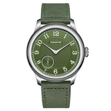 FARASUTE NEW Machinery Men Watch Salmon Dial St17 Manual Mechanical Watch Small Second Vintage Bonklip Bracelet