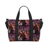 Custom The Eras Tour 1989 Taylor's Swift's American Pop Singer Tote Bag Women Large Capacity Beach Gym Travel Bags