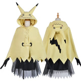 Pokemon Mimikyu Cosplay Costume Anime Cartoon Cute Women Kigurumi Cloak Dress Halloween Outfit Cloak for Adult