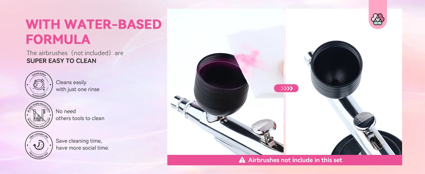 Saviland 12-Color Airbrush Gel Nail Polish Set