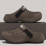 3D Design Chunky Platform Sandals Men 2026 Summer Slip On Non Slip Sport Sandals Men Outdoor Thick Bottom Eva Slippers Beach
