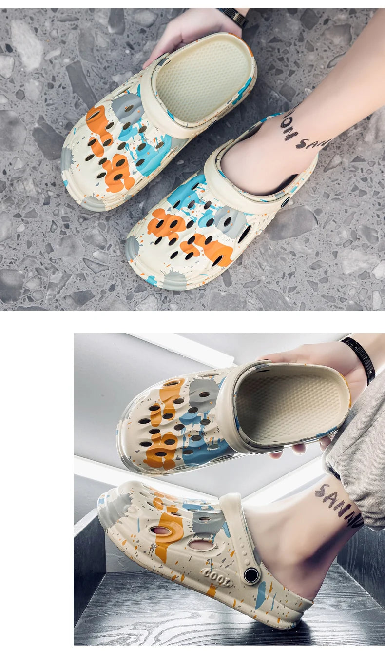 Clog Sandals — Lightweight EVA Beach Slippers for Men