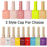 MXSI 60-Color Gel Nail Polish Kit – Glitter UV Set