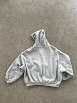Reversible Oversized Plaid-Lined Hoodie
