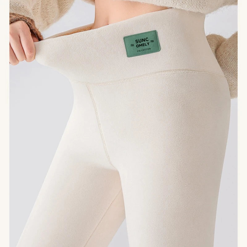 High-Waisted Thermal Fleece Leggings