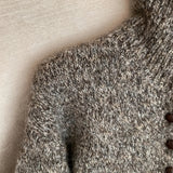 Women's Turtleneck Button-Front Cardigan