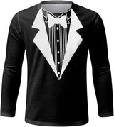 Dapper Gentleman Graphic Long Sleeve Tee