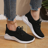 Women's Flying Woven Breathable Mesh Sneakers Soft Sole Lightweight Casual Sports Running Shoes for Daily Wear