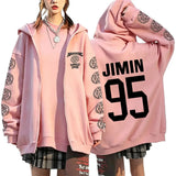 Y2K Graphic Zip-Up Hoodie
