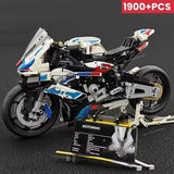 1920pcs Motorcycle Building Bocks Simulation Model Decoration Assembly Model Difficult Moc Toys Boys Educational Creature Gifts