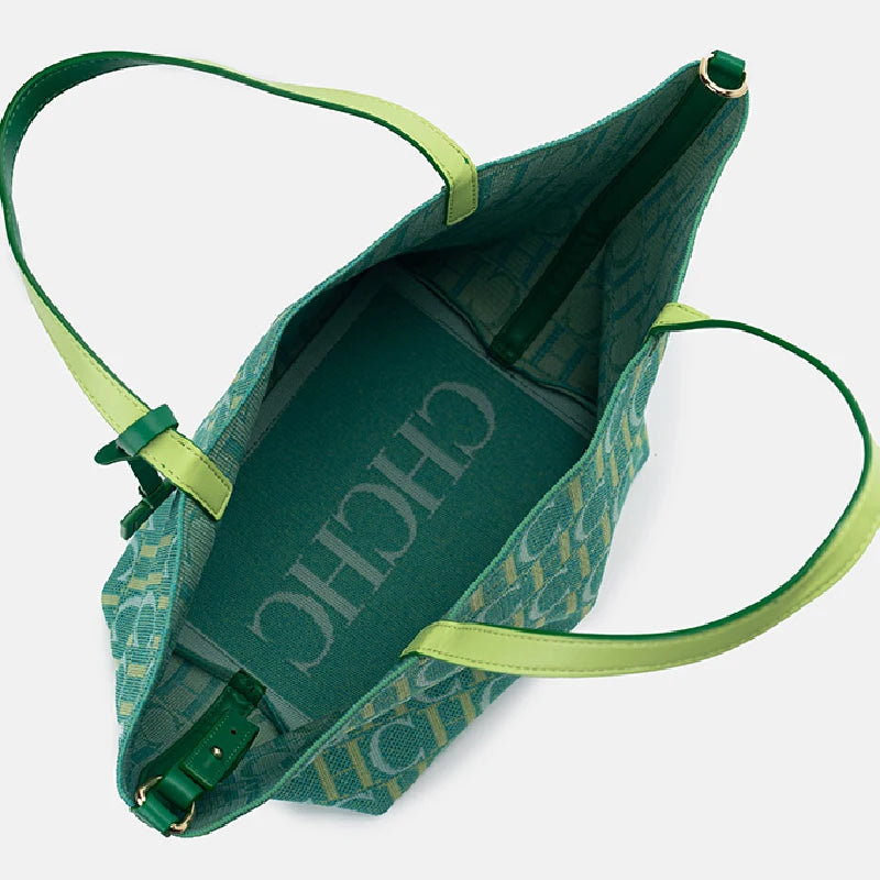 CH Ladies Brand Fashion Alphabet Print Large Capacity Handbag 2026 New Style Elegant Casual Travel High Quality Hand