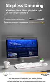 Monitor Light Bar – Stepless Dimming USB Desk Lamp