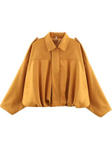 Women's Vintage Bomber Jacket – Effortless Chic