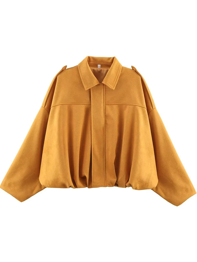 Women's Vintage Bomber Jacket – Effortless Chic