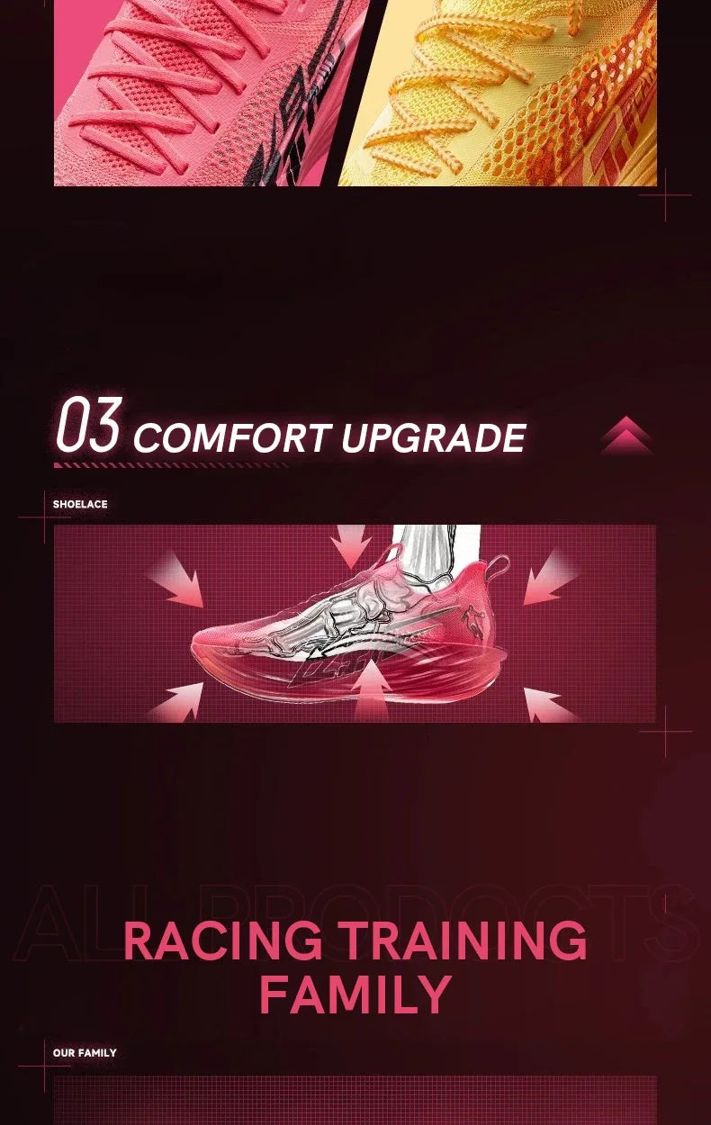 QIAODAN Feiying Plaid 1.5 Men 2025 Professional Marathons Running Shoes Anti-slip Shock-Absorbant Breathable Sneakers BM23240290