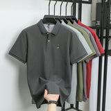 Men's Cotton Bear Embroidery Polo | Korean Style