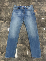 Men's Slim Straight Embroidered Jeans – Spring/Summer