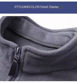 Men’s Fleece Half-Zip Stand-Collar Sweatshirt