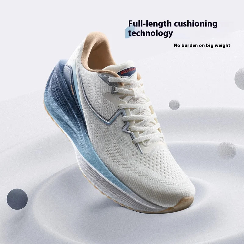Xtep QINGYUN Running Shoes for Men 2025 Spring Support Shock Absorption Cushioning Lightweight Sport Shoes 975119110053