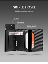 Unisex ANTI RFID Blocking Aluminum Pop-Up Card Holder Multi-Functional Designer Bank ID Card Wallet Business Purse for Men Women