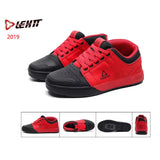 LEHTF Men's Breathable Lace-Up MTB Cycling Shoes