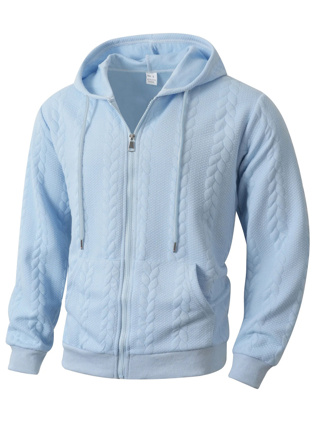 Men's Knit Zip-Up Hoodie