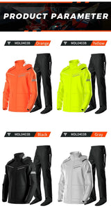 Waterproof Motorcycle Rain Suit – Jacket & Pants Set