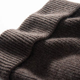 MERRILAMB 100% Cashmere Knit Beanie – Unisex Winter Hat