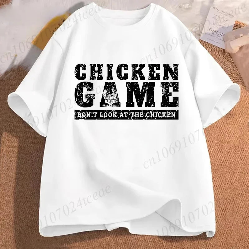 Chicken Game Graphic Tee – Funny Unisex T-Shirt