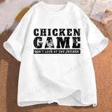 Chicken Game Graphic Tee – Funny Unisex T-Shirt