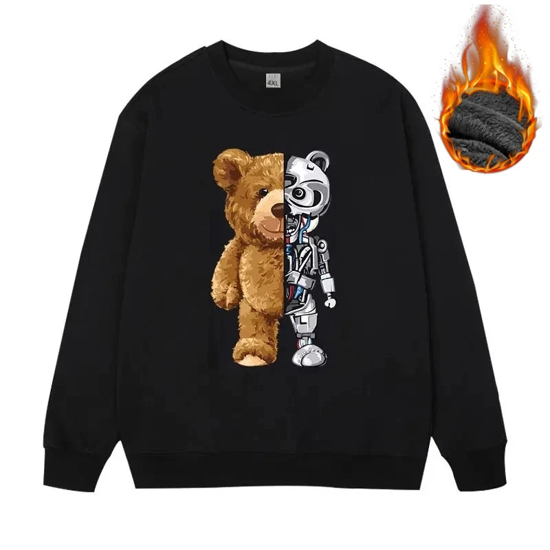 Men's Plus Size Fleece Sweatshirt XL–7XL