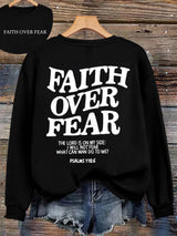 Faith Over Fear Fleece Hoodie