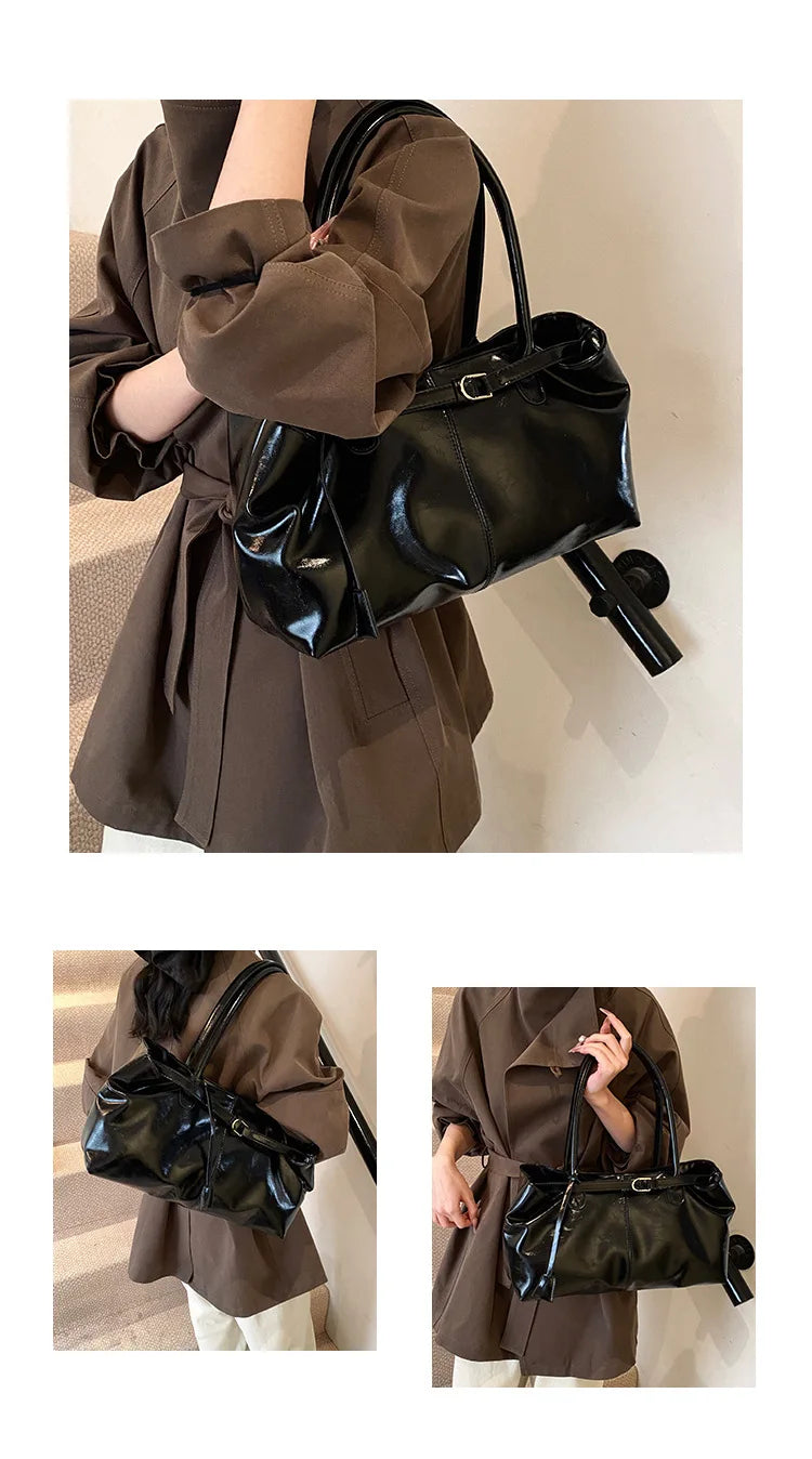 Vintage Handbag for Women Large Capacity 2026 New Underarm Commuting Bag Fashion Female Casual Single Shoulder Tote Bag Handbags